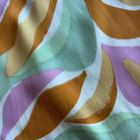 Astr Mariela  Colorful Abstract Print Midi Slip Dress Size XL - Picture 16 of 16